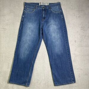 Vintage Avirex Jeans Men’s 36x30 Blue Denim Baggy Straight Hip Hop Y2K Skate